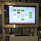 Washdown industrial IP69K display in a factory