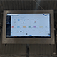 Washdown industrial IP69K display in a food processing plant