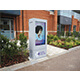 A Freestanding Outdoor Digital Totem for Wayfinding and Promotions