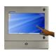 27-inch stainless-steel IP65 touch screen front view