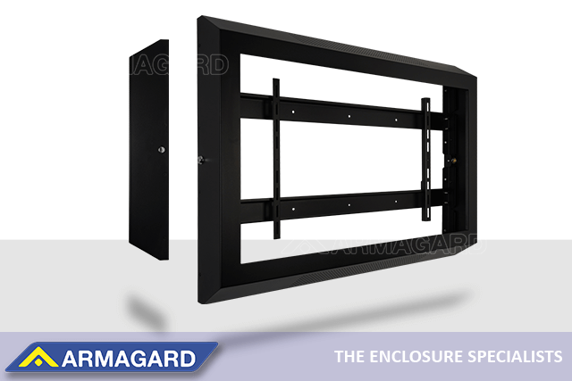 Anti-ligature TV cabinet that will be on display at ISE 2025