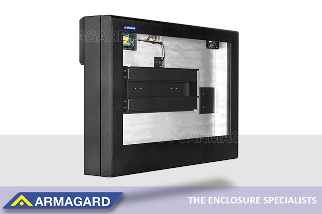 IP56 LCD enclosure for VESA-ready screens to be displayed at ISE 2025